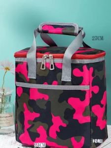 Lunch Box Bag Heat Preservation Bento Handbag with Rice Waterproof Oil-Proof Office Worker Lunch Bag Cold Preservation Thick Aluminum Foil Bag