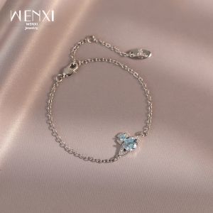WENXI | Blue Zircon Planet Stylish Luxury Womens Bracelet