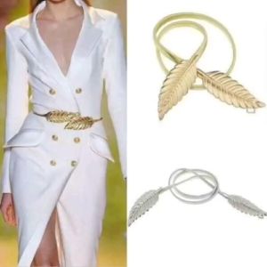 New Fashion Belts Stretchy Womens Metal Belt (retro)
