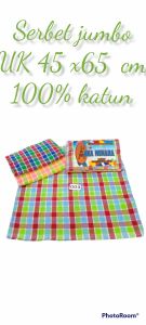 SERBET  DAPUR JUMBO DAN TEBAL UK 55 x60  CM 100%  KATUN/SERBET SERAP AIR/LAP MURAH/LAP  DAPUR MEWAH/SERBET PIRING DAN GLAS