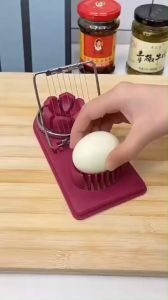 Uni.Y เครื่องตัดไข่ เครื่องตัดไข่ต้ม ที่ตัดไข่ ที่ตัดแบ่งไข่ต้ม tool for cutting eggs