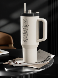 Zippo | Insulated High Capacity Stylish Straw Cup