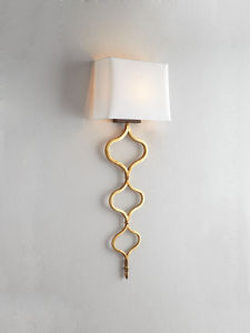 Modern American Fabric Wall Lamp Iron Art Hollow out Corridor Hallway Bedroom Headboard Light Customizable Personality S Shape