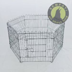 SEMPATI Pagar Pintu Kandang Hewan Size 60x60 Pagar Pintu Kandang Kucing Cat Kitten Anjing Kelinci Pagar Satu Pintu Depan Penghalang Pembatas Ruangan
