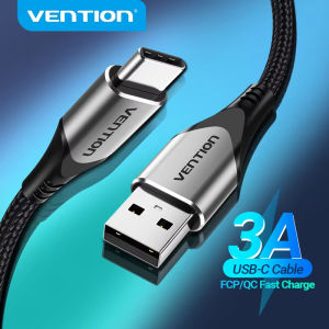 Vention | Vention USB Type C Cable for Samsung Poco S21 3A Fast Charging USB C Charger Date Wire for Xiaomi Redmi Note 8 Type-C Cabo Cable