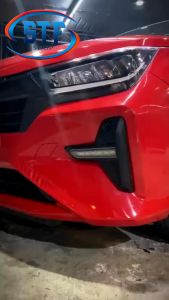 PERODUA AXIA 2023 NEW LED RUNNING DAY LIGHT FOG LAMP DRL WITH RUNNING TURN SIGNAL