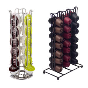 ที่วางแคปซูลกาแฟแบบหมุน ชั้นวางแคปซูลกาแฟแบบหมุน ที่เก็บแคปซูลกาแฟ ใช้ได้กับ Dolce Gusto