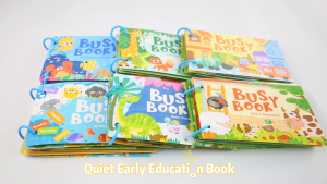 Preschool Quiet Busy Book for Toddlers 3+ Early Educational Velcro Sensory Toys