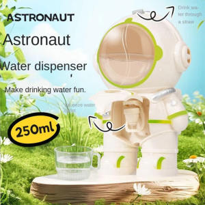 Kids Mini Astronaut Water Dispenser Spaceman Water Cup with Straw Drinking Machine Children Pretend Play Toys Kids Gifts