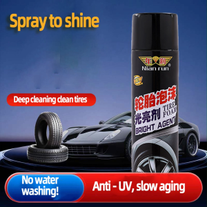 Tire Foam Cleaner Tire Foam Cleaner & Polisher - Wide Coverage Strong Penetration Obvious Shine Effect
