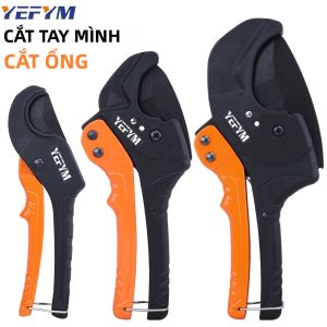 Kéo Cắt Ống PVC Kiểu Ratchet Với Lưỡi Dao Thép Không Gỉ SK5 Sắc Bén YEC Cắt Được Ống PEX PVC PPR Và Ống Nhựa Lên Đến 2-1/4 Inch Kéo Đa Năng Dùng Trong Ngành Nước