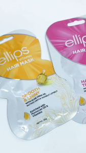 ELLIPS Vitamin Hair Mask Sachet 20gr | With Pro Keratin Sachet 18gr