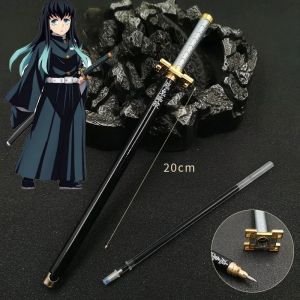 Bandai | New 17 Styles Japan Anime Demon Slayer Model Gel Pen 0.5mm Black Refill Cosplay Prop Kid Student Gift SlayerWeapon Sword