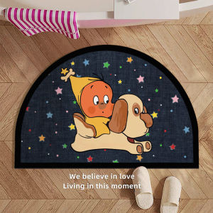 Thảm Nhà Tắm Hình Ngôi Sao Dễ Thương Bằng Đất Phù Sa Thấm Nước Hình Bán Nguyệt Chống Mài Mòn Thảm Nhà Vệ Sinh Mềm Mại