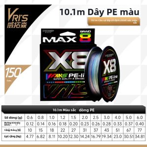 WEITUOSEN | Dây câu cá chính hãng Weitosen Dây dẫn đường xa cho câu cá biển Dây dẫn đường chính Dây nylon Dây dẫn đường dài 10 mét Màu sắc duy nhất