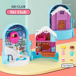 Transformable Key Locking Dollhouse Toy Blind Box