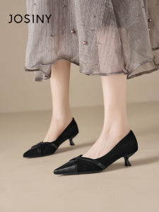 Josiny | Elegant Retro Pointed Toe Stiletto High Heels Pumps