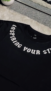 MCC Project - KAOS DISTRO HITAM SABLON KUAT / KAOS DISTRO PRIA WANITA MOTIF API