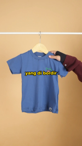 MINIMAY Kaos Anak Baju Animal Hewan Bordir Patch Usia 1 2 3 4 5 6 Tahun