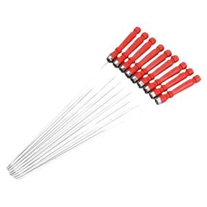 TAFUMAN | 304 Stainless Steel Plastic Handle Flat Skewer 35CM