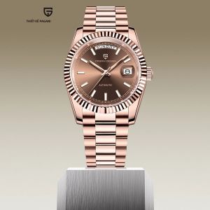 Đồng Hồ Pagani Design 2026 Cao Cấp Dành Cho Nam Máy Cơ Tự Động Mặt Trắng Kính Sapphire Chống Nước Dây Thép Không Gỉ Hiển Thị Ngày Và Tuần