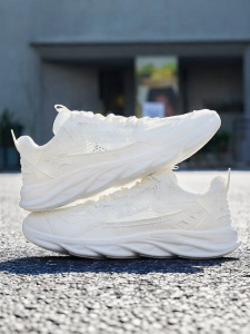 Warrior | Breathable Soft Bottom White Casual Running Shoes