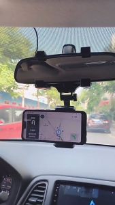 Giá Đỡ Điện Thoại Trên Gương Chiếu Hậu Ô Tô Xoay 306 Độ Tiện Lợi Chắc Chắn Chống Rung Tốt