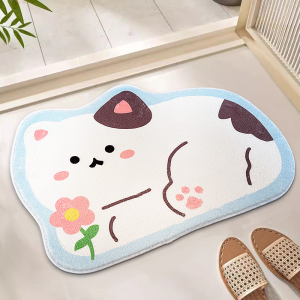 Carpet Flocking Household Absorbent Non-slip Mat Cartoon Room Carpet