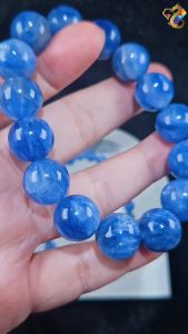 Super Premium Natural Pastel Cat Eyes Blue Kyanite Bracelet