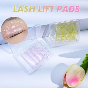 PERMANIA 2 Pairs L Curl Silicone Eyelash Perm Pads Sticky Lashes Rods Shield Lifting 3D Eyelash Curler Accessories Makeup Tool