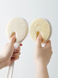 Japan Long Handle Soft Fur Bath Brush Massage Brush Bath Brush Begging for Help Bath Brush Bath Towel Back Fantastic Exfoliating Accessories