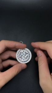 Mặt Dây Chuyền Nam Chữ Vạn Đính Đá Chính Hãng Bạc Hiểu Minh MDN470