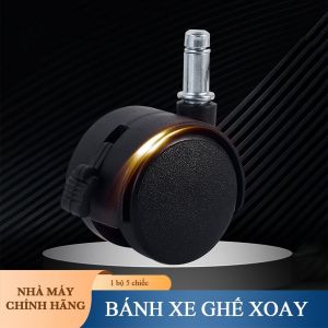 [HCM] Bánh xe nhựa ghế văn phòng cao cấp bánh xe ghế xoay -TyHome