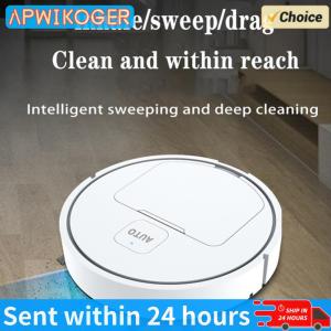 Sweeper Robot 75 Min Runtime Robotic Vacuum and Mop Combo USB Rechargeable 1000Pa Suction for Home Floor Washing Carpet Pet Hair