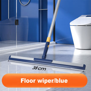 3in1 Telescopic Scraper Broom Multifunctional Glass Wiper Wet and Dry Cleaning Mop for Household Bathroom Kitchen Wiping&Mopping