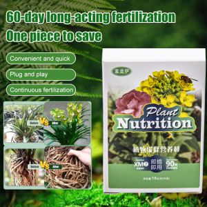 Plant Slow-Release Nutrition Sticks for Growing Flowers Universal Flower Fertilizer Household Potted Compound Fertilizer Fortune Tree Green Plants and Flowers