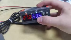 Bộ Điều Khiển Nhiệt Độ Độ Ẩm Kỹ Thuật Số Kép STC-3028 Máy Đo Độ Ẩm Điều Khiển Nhiệt Độ Trong Nhà Điện Áp AC 110V 220V DC 12V 24V Dòng Điện 10A