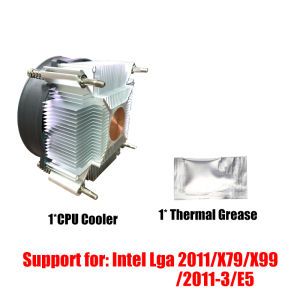 90MM CPU Air-Cooled Cooler 4PIN PWM X99 Processor Cooler for Intel LGA 1155 1156 1150 1151 1366 1700 1200 2011 X79 Ventilador
