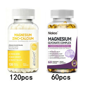 Magnesium Glycinate + Calcium Bundle for Evening Relaxation & Muscle Support