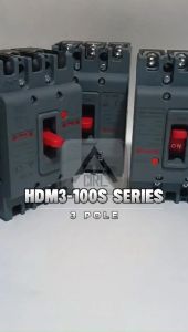 HIMEL MCCB HDM3 S SERIES | MOLDED CASE CIRCUIT BREAKER 3 POLE | 100AF | 25KAIC | 16A - 100A | VAT INCLUDED PRICES