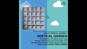 karpet vertical garden . L. 200xT.100cm geotextile 72 lubang Dekorasi taman