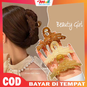MALL Jepitan Rambut Korea Motif Bunga Pita Jepit HairPin Fashion Wanita Dewasa ACC07
