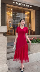 {hcm} Mặc Là Đẹp DA043– Đầm Suông Kim Tuyến Giấu Dáng Tôn Da Cực Sang - KHÁNH LINH STYLE