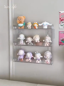 Transparent Acrylic Display Storage Rack – Clear Space Saving & Multi-Purpose Design