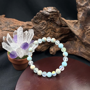8mm stone New beginning Bracelet for Women men Wealth Health Lucky Elastic wristband Jewelry