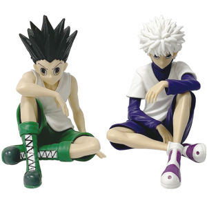 Bandai | PG Hunter×Hunter GON FREECSS Killua Zoldyck Action Figure Noodle Stopper Anime Killua Figure Statue Car Ornaments PVC Model Toys