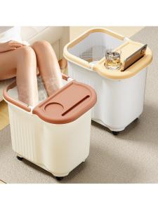 MOLORE | Knee-High Heated Large Portable Massaging Foot Bath Bucket