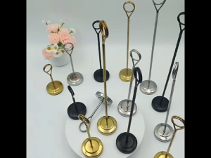 Table Card Holder Stainless Steel Table Number Holder Desktop Ornaments Postcard Clip