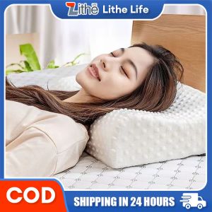 【Buy 1 take 1】Soft Neck Pillow Fiber Slow Rebound Memory Foam Pillow Cervical Health 30×50cm Neck Healthcare