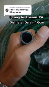 SELANG AIR 30 METER TEBAL TERLARIS ANTI TEKUK SERAT BENANG HIJAU BERKULITAS SNI